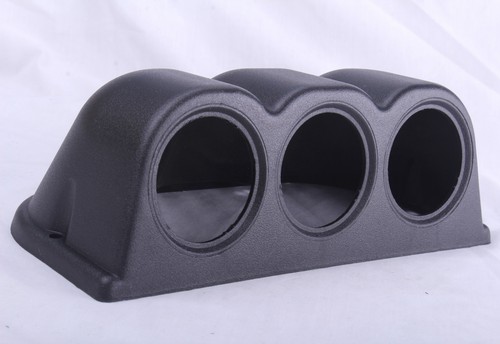Black triple gauge pod - gauge,