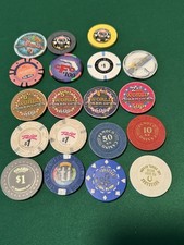 Poker Chip Lot Las Vegas Casinos, WSOP Paulson Chipco