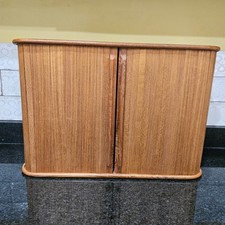 Vintage Teak Tech Tambour Door