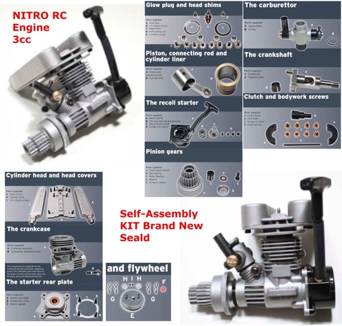 Deagostini 3cc nitro - 3cc, engine