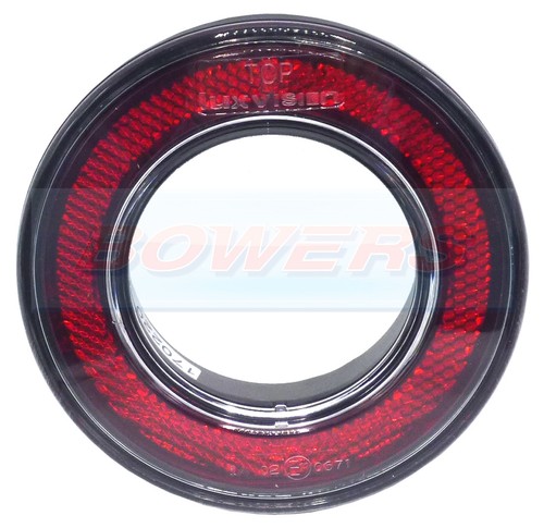 98mm round red rear - 98mm,