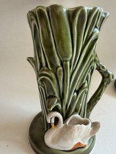 Sylvac Pottery Swan Green Tree