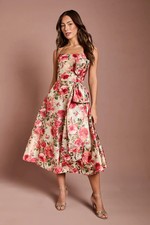 Coast Red Fit & Flare Dress