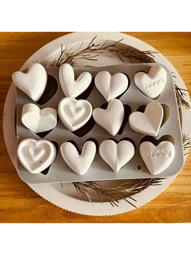 Heart shape silicone - 6/12/55,
