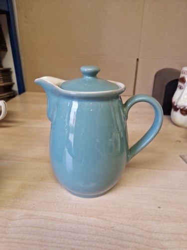 Vintage green denby coffee pot - denby,