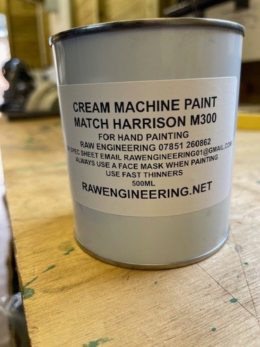 Cream machine paint 500ml - machine,