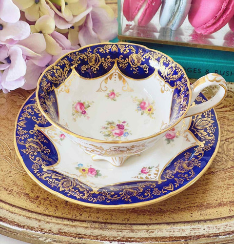 Antique cauldon teacup - cauldon, &