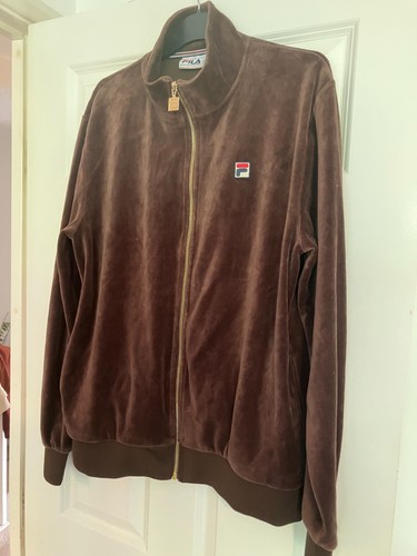 Velour fila jacket - velour, jacket,