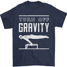 Gymnastics Turn Off Gravity Gymnast Pommel Horse Mens T-Shirt 100% Cotton