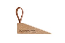 Wooden Door Stop | "The Love