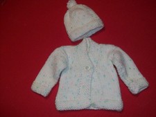 Hand Knitted Baby Cardigan and