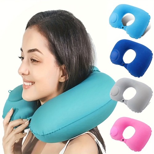 Inflatable travel neck pillow - inflatable,