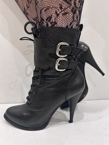 Karen millen black leather - millen,