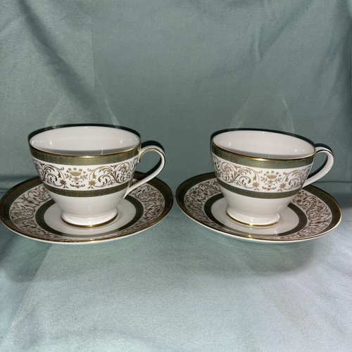 Minton aragon tea - tea, cups