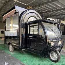 Electric 3 Wheeler Food Truck | Mobile Coffee & Snack Trailer Van