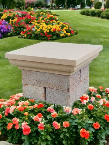 Cast stone pier - cast,