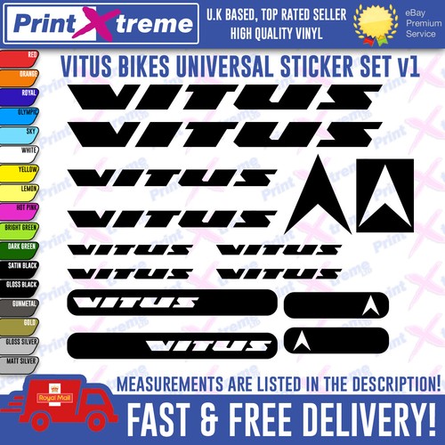 Vitus generic vinyl decals - vitus,