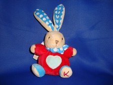 Kaloo Bunny Rabbit Plush with ribbon for hanging 7"