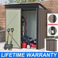 5x3FT Metal Garden Shed
