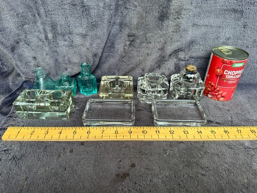 Lot antique vintage glass - lot,