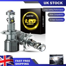 2x H4 Led Xenon White Canbus