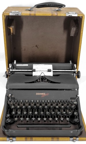 Hermes 2000 black typewriter - 2000,