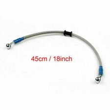 45cm/18" M10 Brake Oil Hose Line Banjo Fitting Stainless Steel End K3 T9