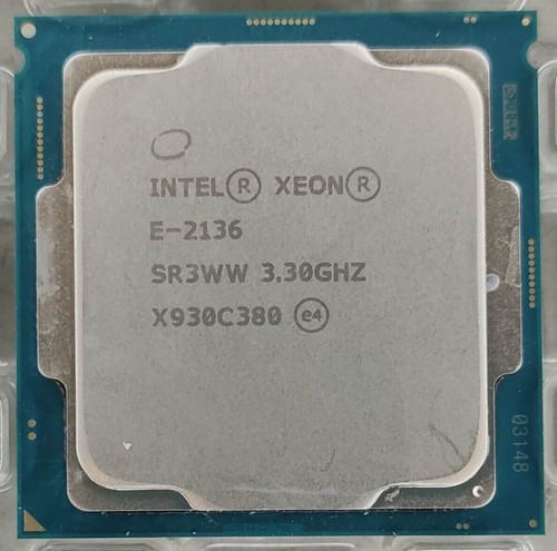 Intel sr3ww xeon 2136 - xeon, e-2136