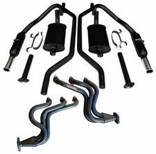Ford Capri 3.0 V6 Mk2 MK3 Sportex Manifolds & Exhaust System Dual 2" Tailpipes