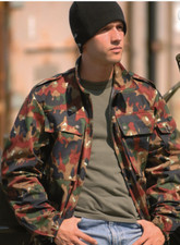 Original Swiss army field shirt M83 TAZ 83 camouflage ( Alpenflage )