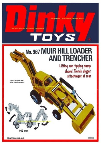 Dinky toys 967 muir - dinky, no.967