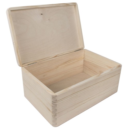 Wooden storage lidded - wooden,