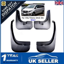 For Mercedes V-Class & Vito W447 2015-2019 Mud Flaps - Splash Guards Set