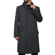 Vintage 90s single breasted German Army Trenchcoat Greatcoat military gaberdine