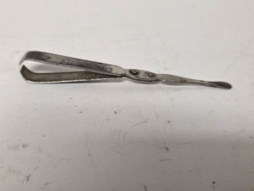 Antique earwax snuff spoon - snuff,