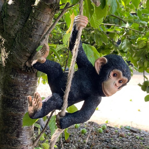 Hanging monkey ornament - hanging,