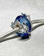 Blue Murano Cut Glass Charm
