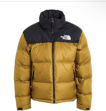 The North Face Men's Retro Nuptse 700 Puffer Jacket Gold / Dark Yellow Size XS