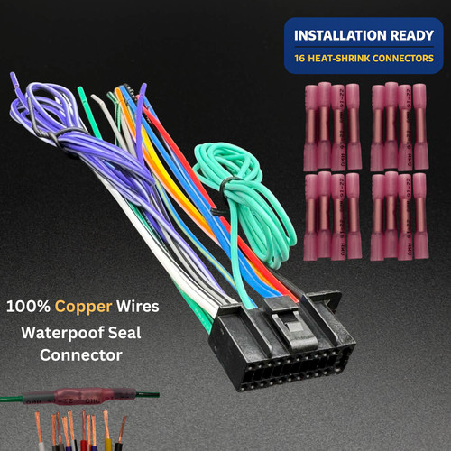 Power wire harness - power, kenwood