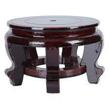 Wooden Plant Stand: Indoor Flower Pot Display Shelf Oriental Style