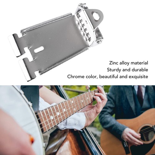 String banjo tailpiece zinc - string,
