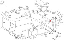Mercedes W124 HOSE LINE