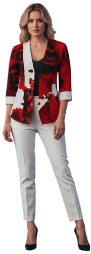 Stunning large red rose print - rose,