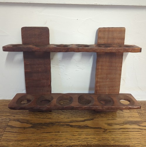 Vintage maxim wooden pipe rack - pipe,
