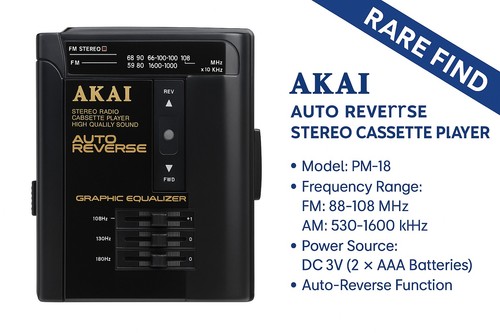 Rare akai auto - rare, reverse