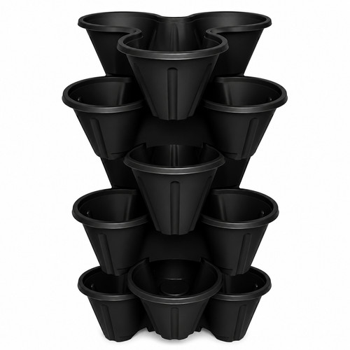 Strawberry planter trio - strawberry,