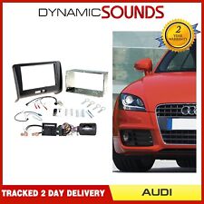 For Audi TT 8J 2006-2014, Double Din Stereo Fascia Bose Steering Wheel Kit