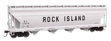 Walthers Mainline HO Rock Island #13978 ACF 5250 4-Bay Centerflow Covered Hopper