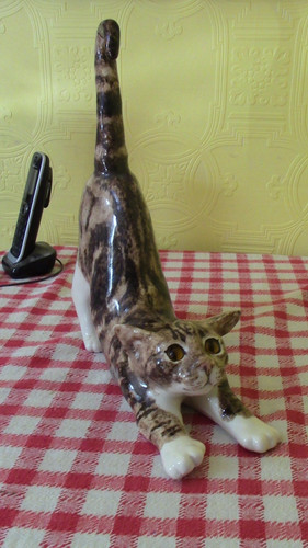 Rare signed winstanley cat - signed,