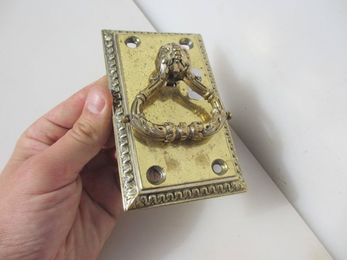 Victorian brass doorbell - brass,